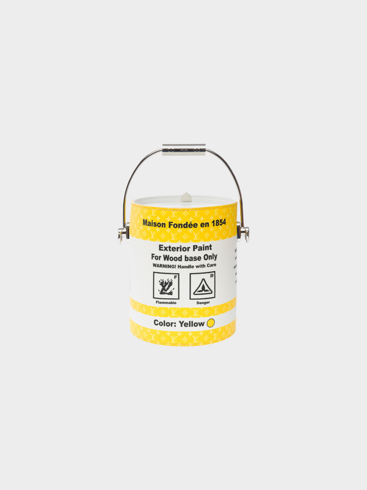 Louis Vuitton by Virgil Abloh FW 2022 Yellow Paint Can Bag