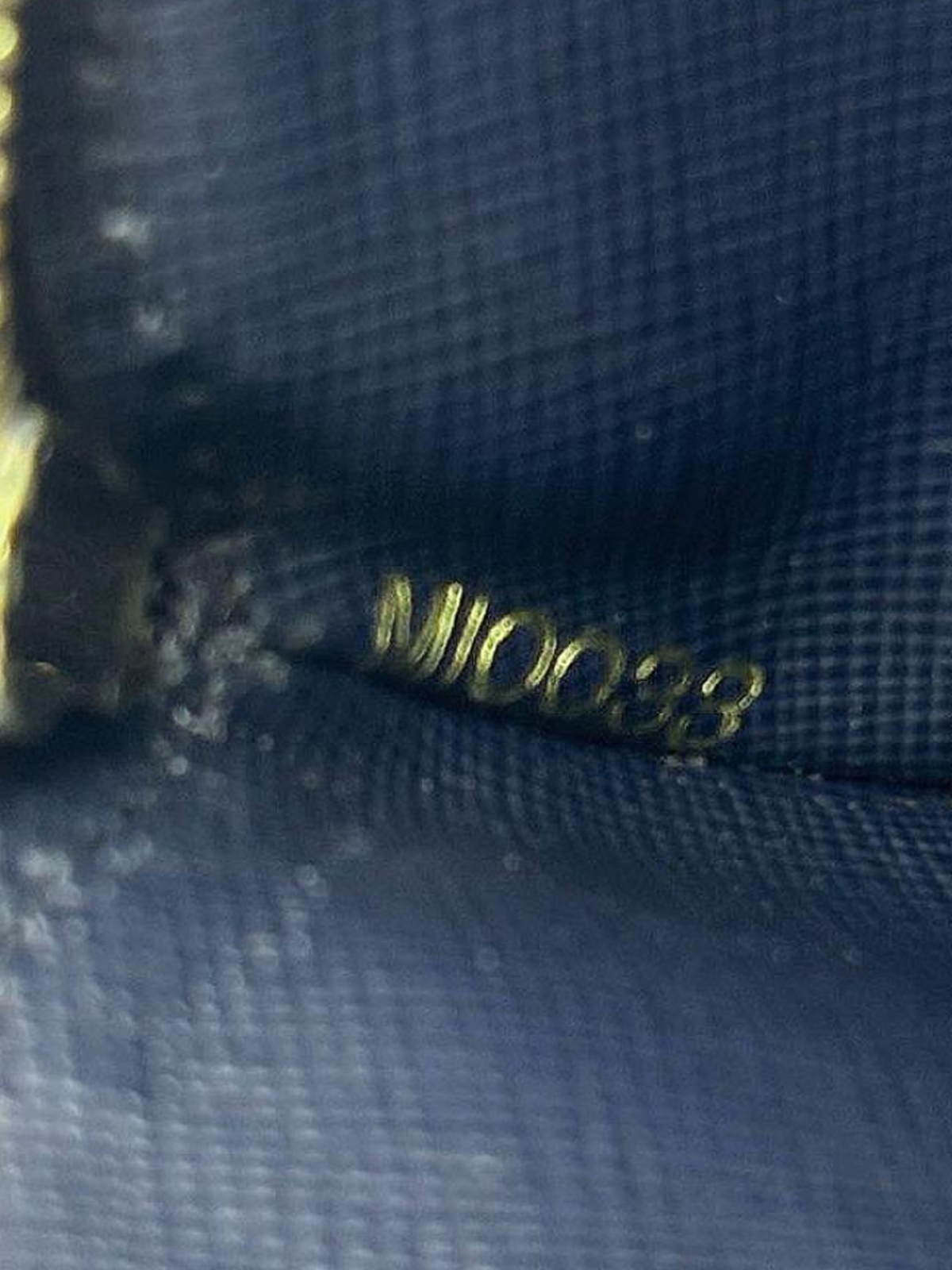 Louis Vuitton 2003 Monogram Denim Circle Bag Pouch