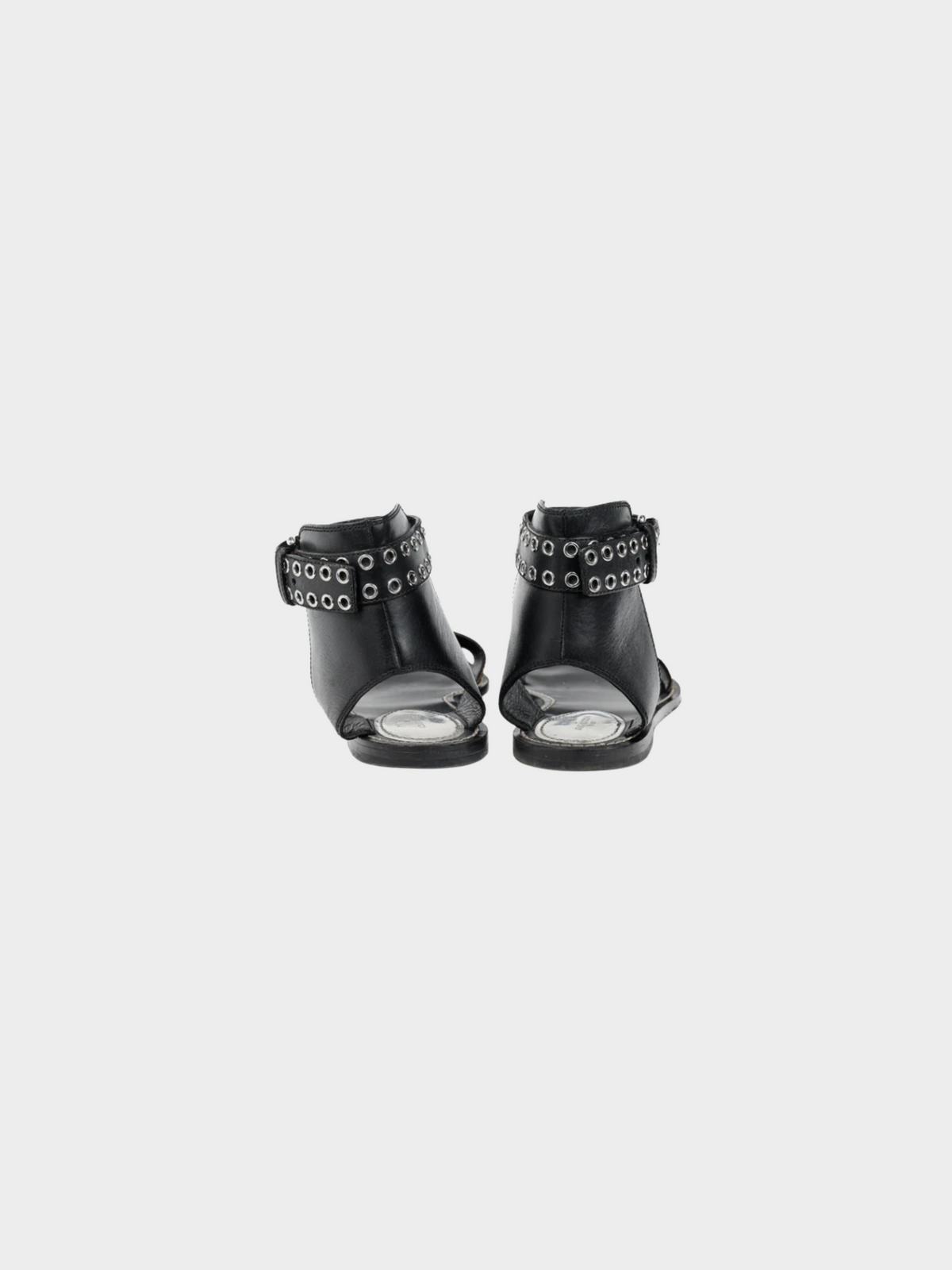 Louis Vuitton 2019 Black Passenger Monogram Calfskin Flat Sandals