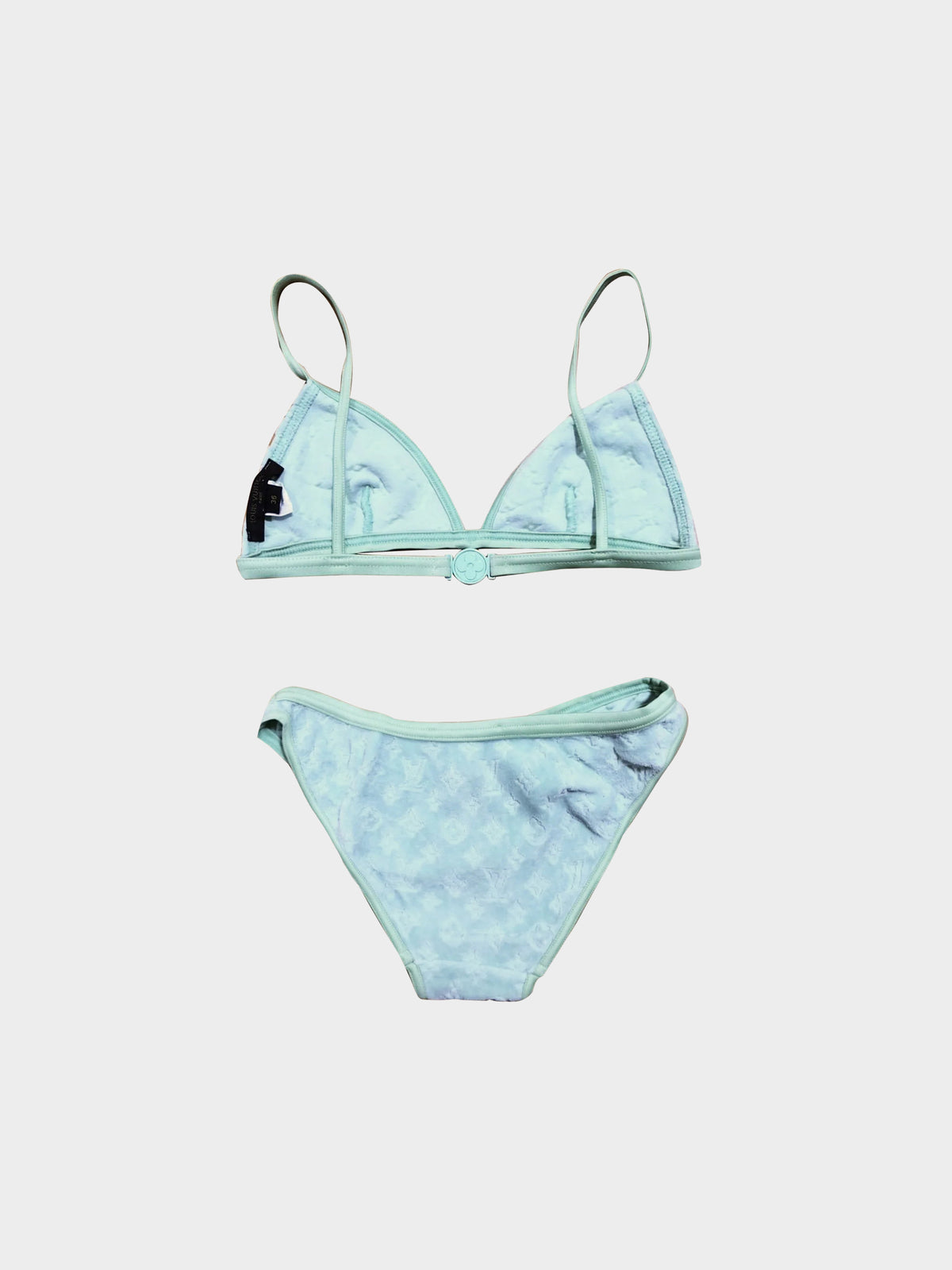 Louis Vuitton 2005 Monogram Terrycloth Seafoam Bikini