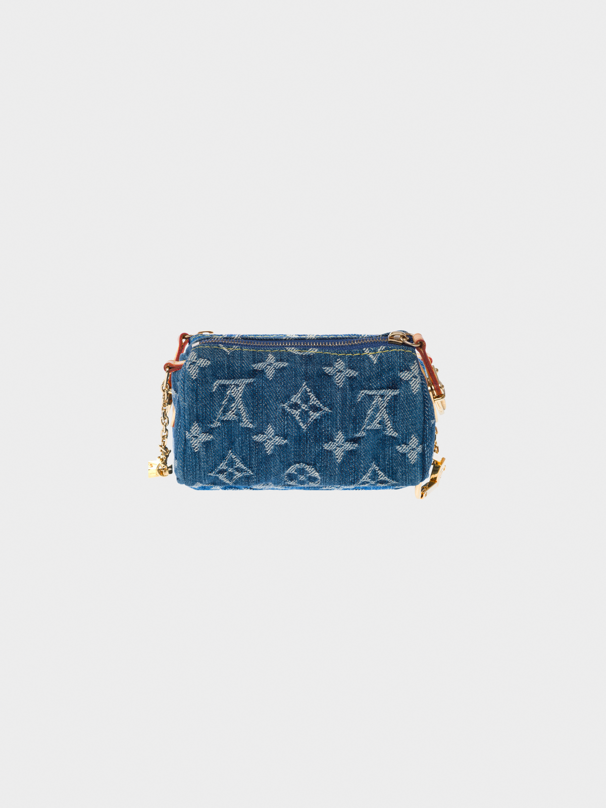 Louis Vuitton SS 2005 Denim Blue Speedy PM Bag Charm