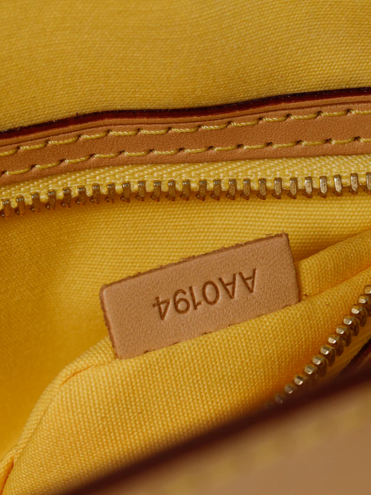 Louis Vuitton 2014 Brea MM Yellow Monogram Vernis Leather Tote