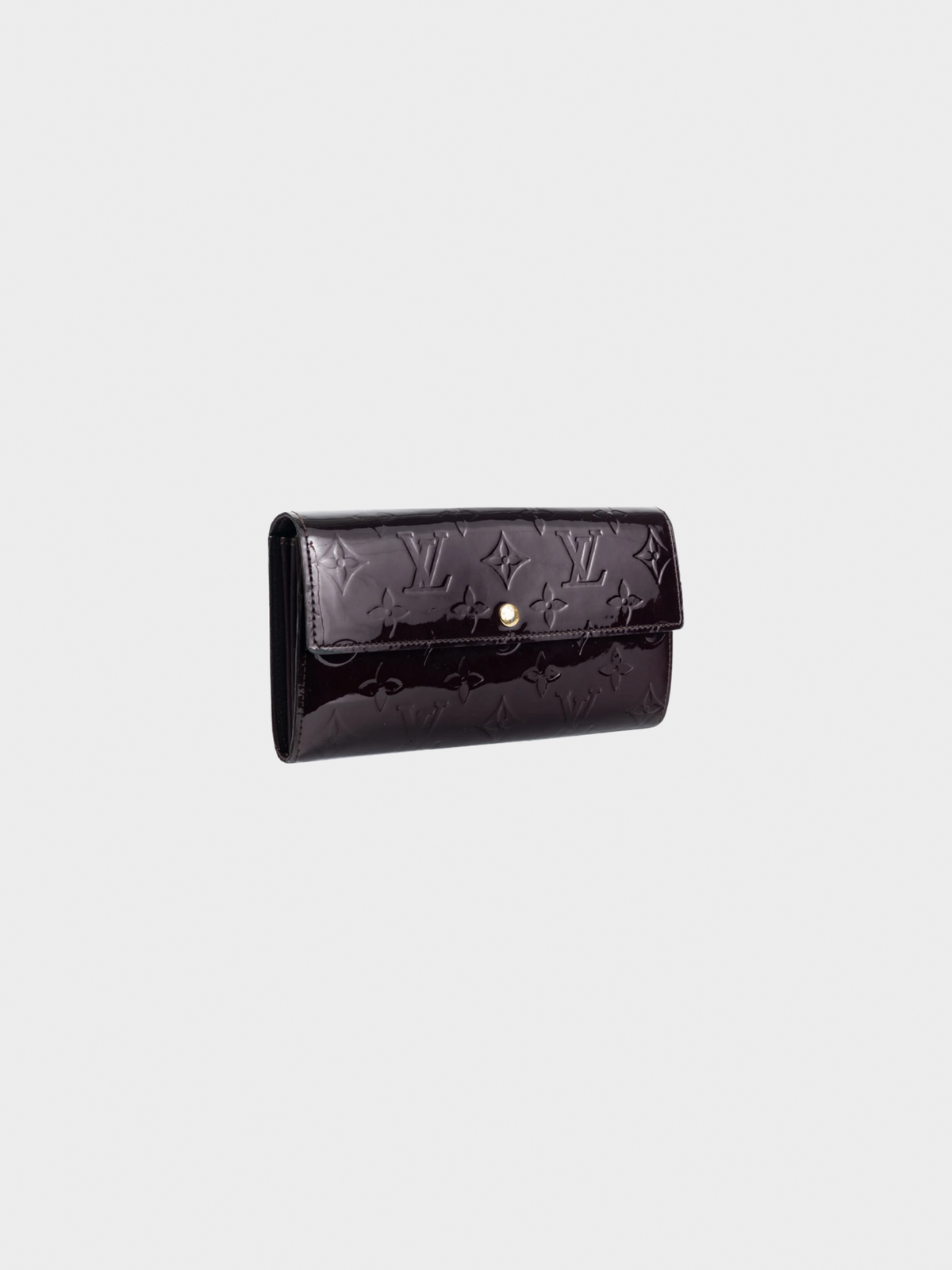Louis Vuitton 2007 Berry Sarah Amarante Monogram Vernis Leather Wallet