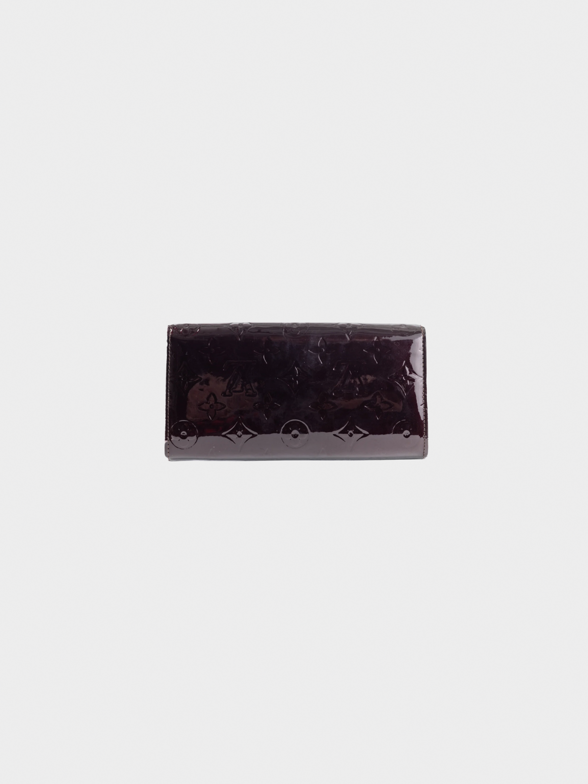 Louis Vuitton 2007 Berry Sarah Amarante Monogram Vernis Leather Wallet