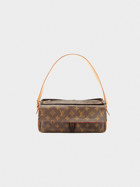 Louis Vuitton 2000s Brown Vivacite MM monogram Shoulder bag