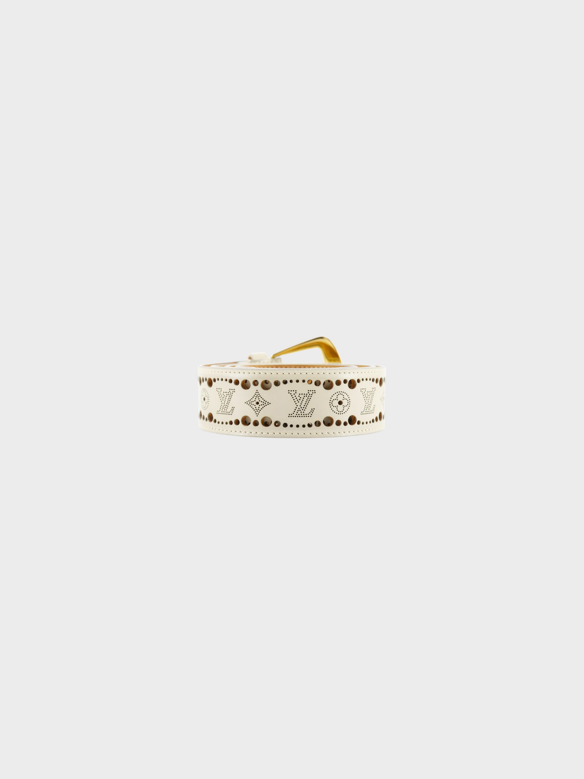 Louis Vuitton 2010 Beige Santur Phoenix Belt