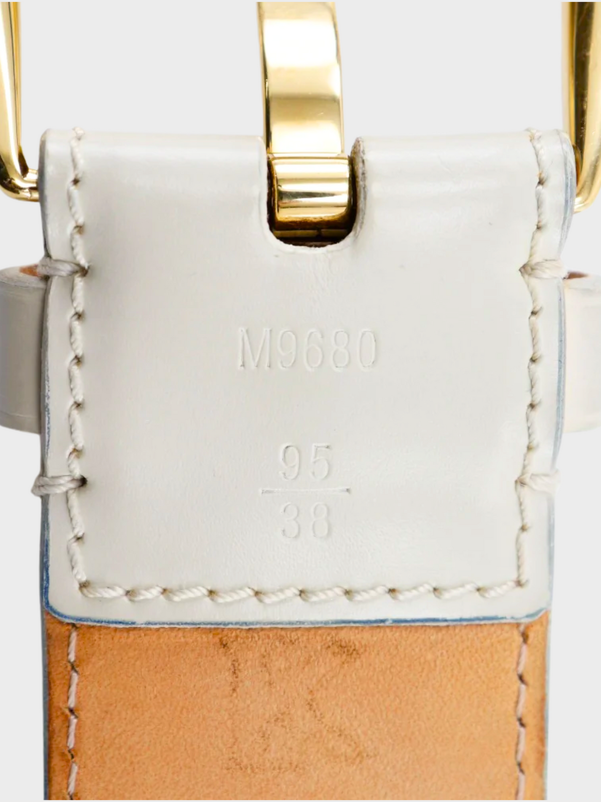 Louis Vuitton 2010 Beige Santur Phoenix Belt