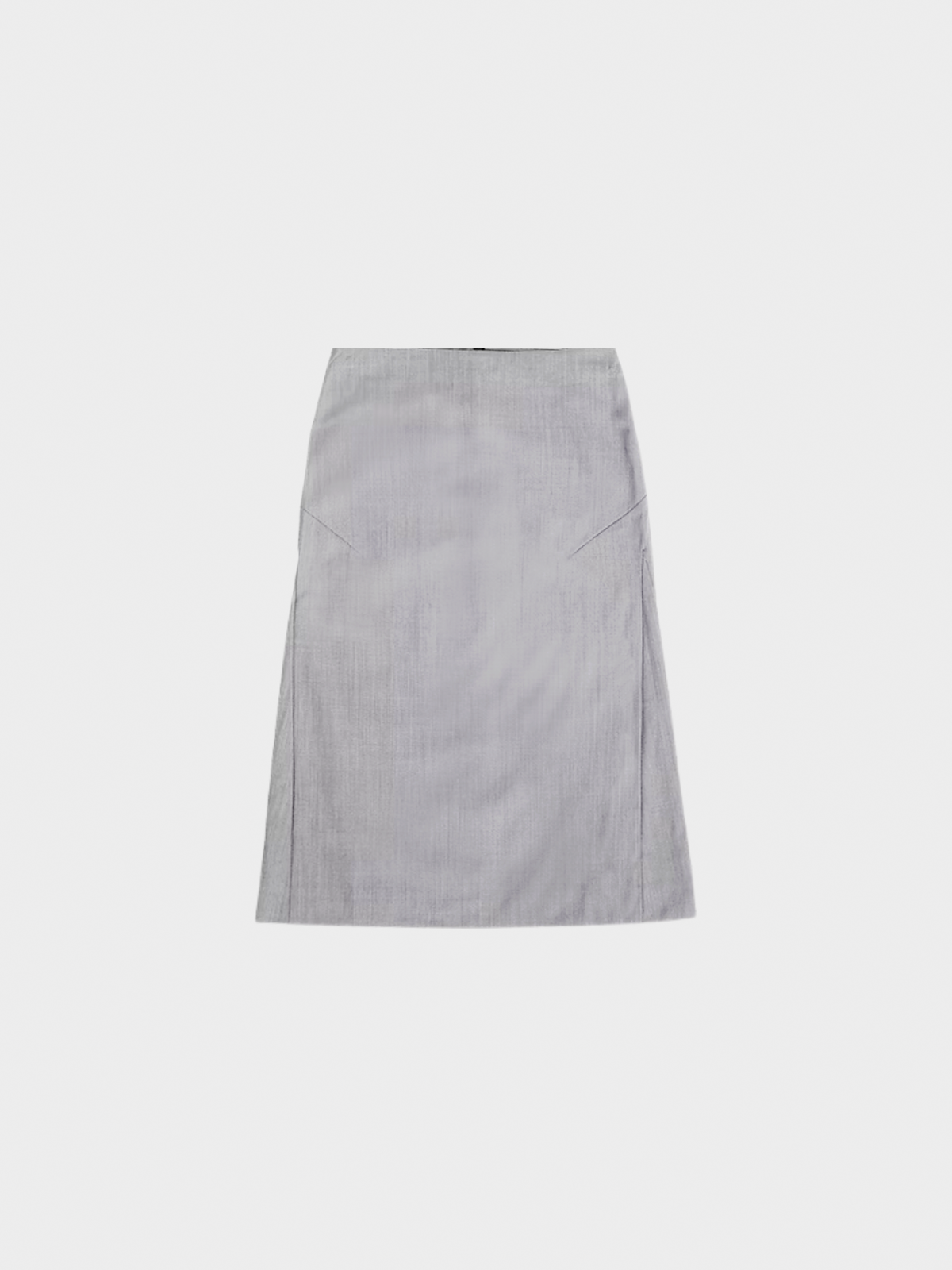 Alexander Mcqueen 1990s Grey Midi Skirt