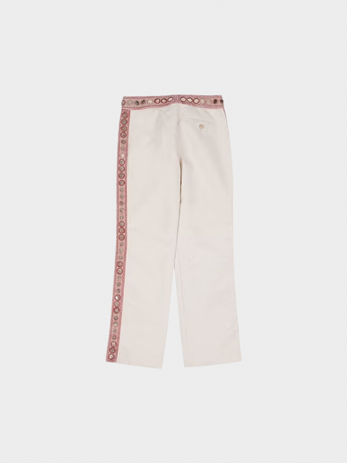 Alexander Mcqueen SS 2003 White Mirror Pants