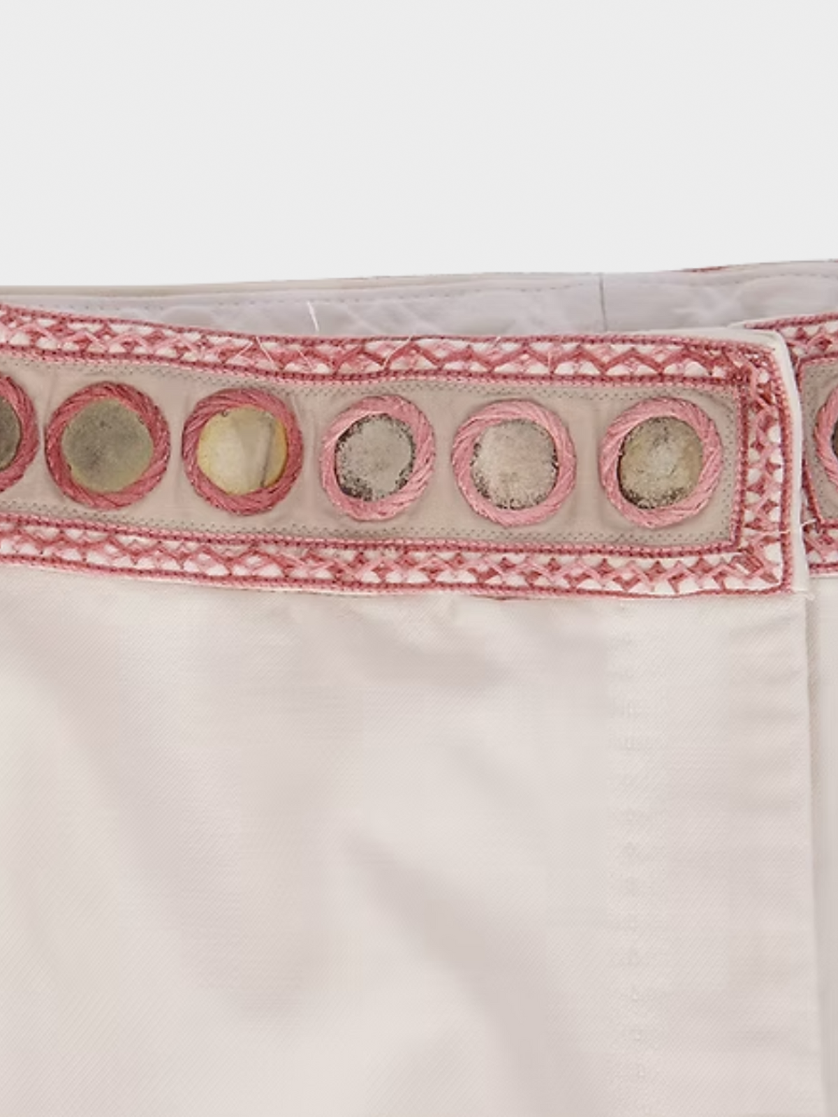 Alexander Mcqueen SS 2003 White Mirror Pants