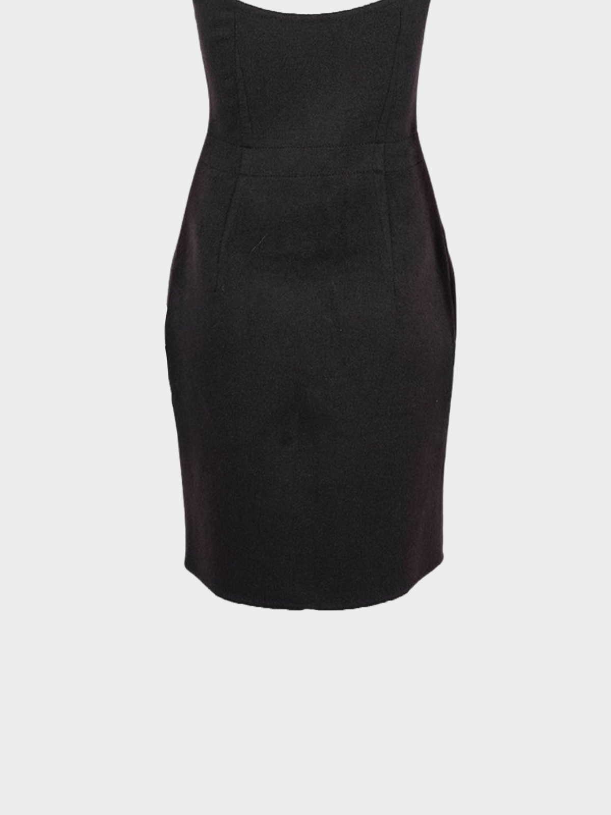 Prada 2000s Brown Wool Mini Dress