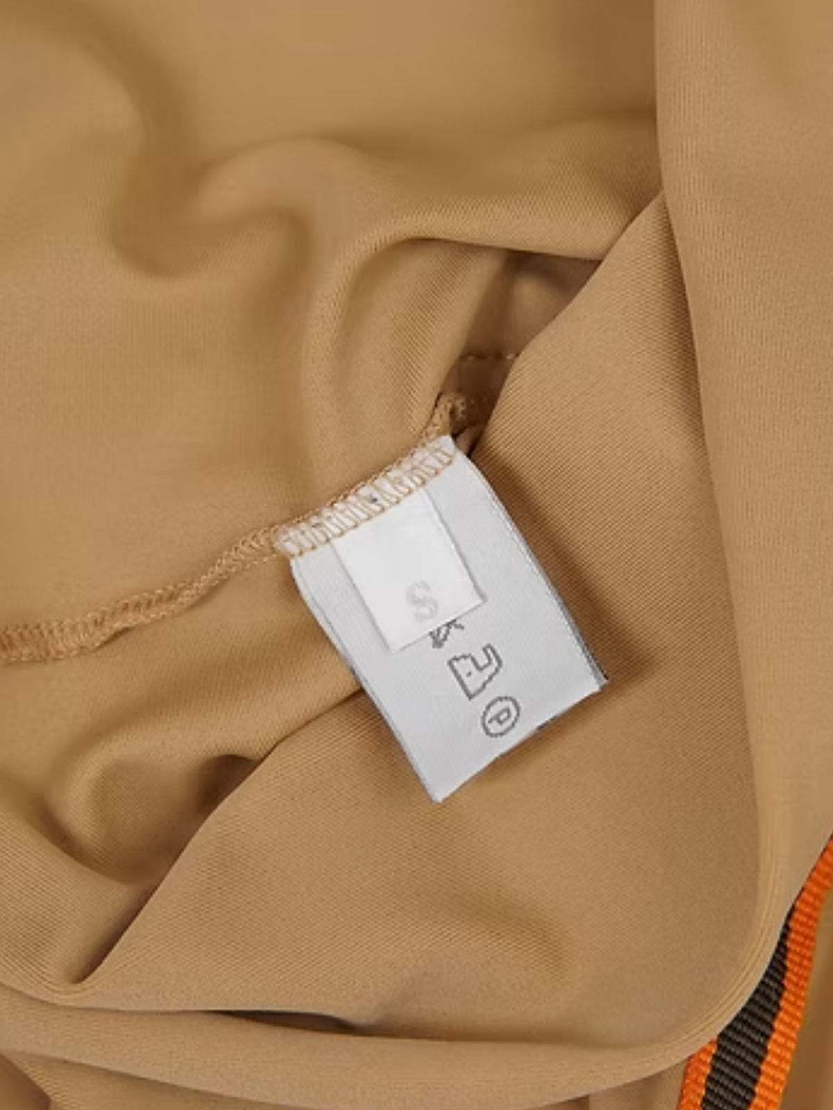 Miu Miu FW 1999 Tan Neoprene Hooded Top