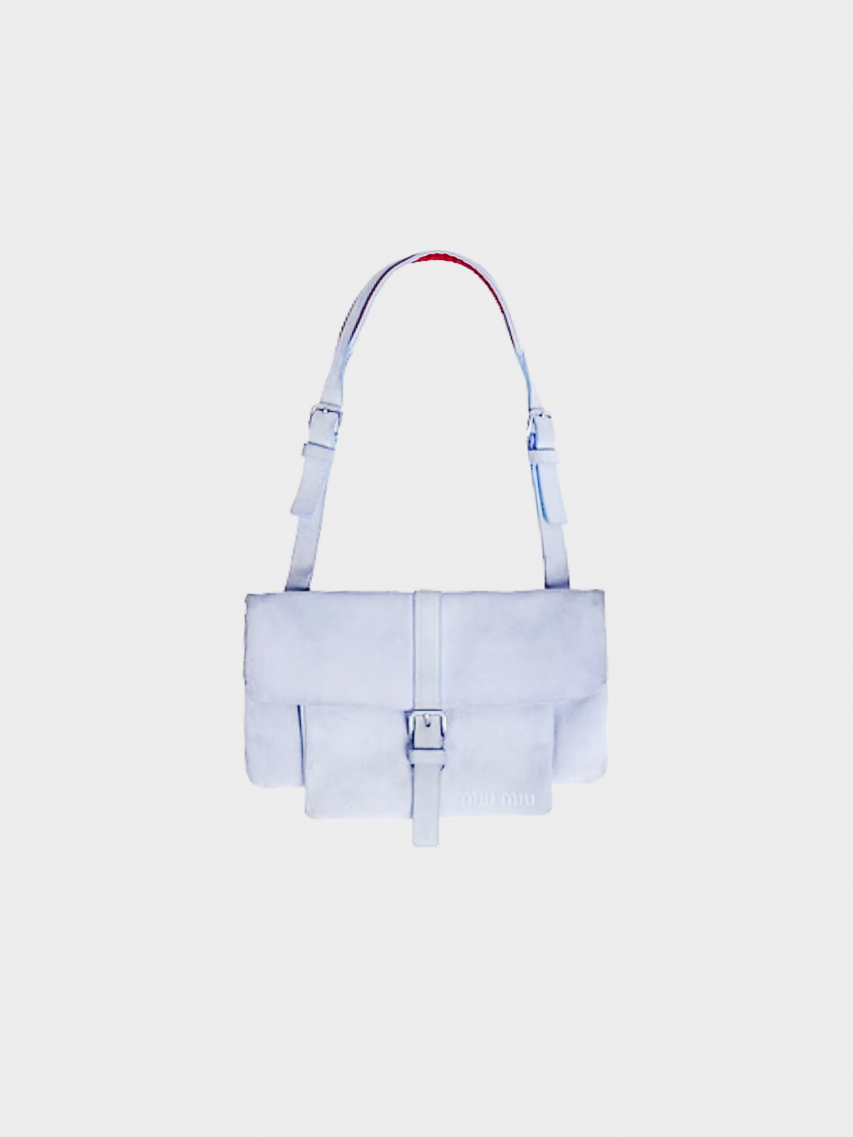Miu Miu SS 2000 Blue Suede Bag