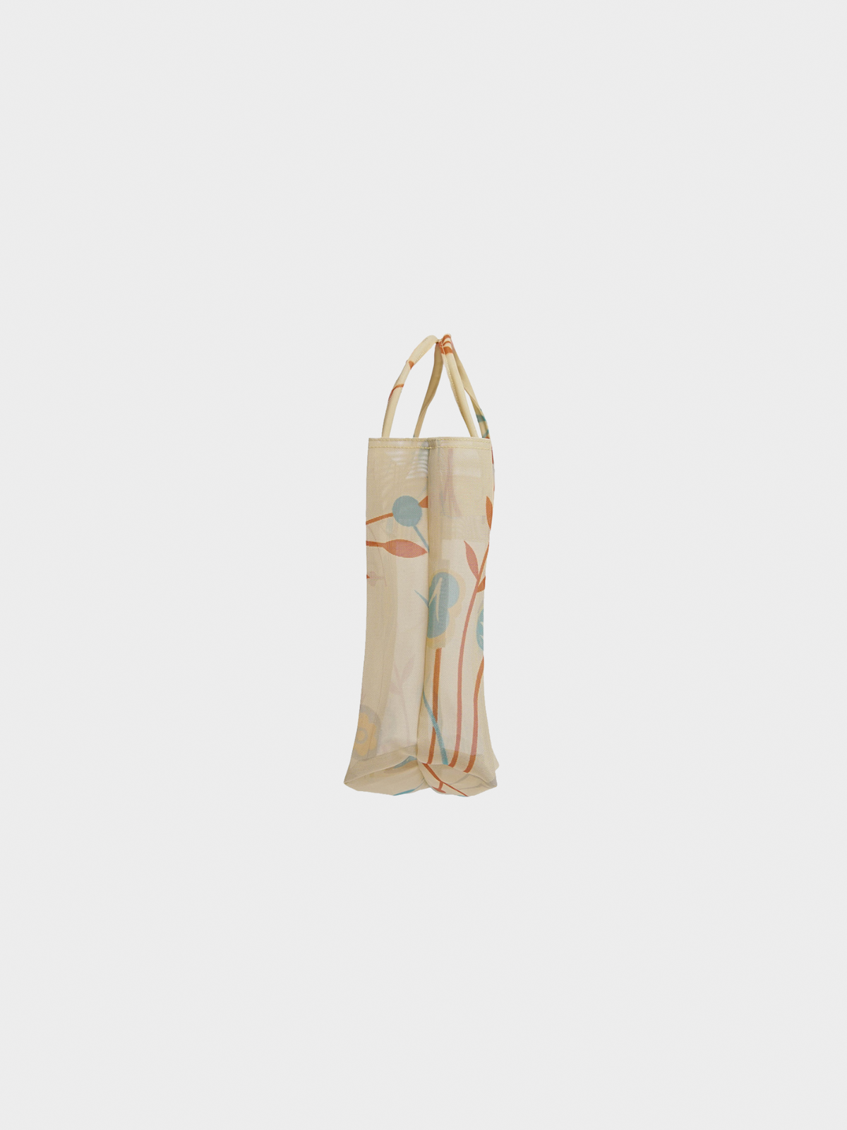 Miu Miu SS 1997 Beige Floral Mesh Bag