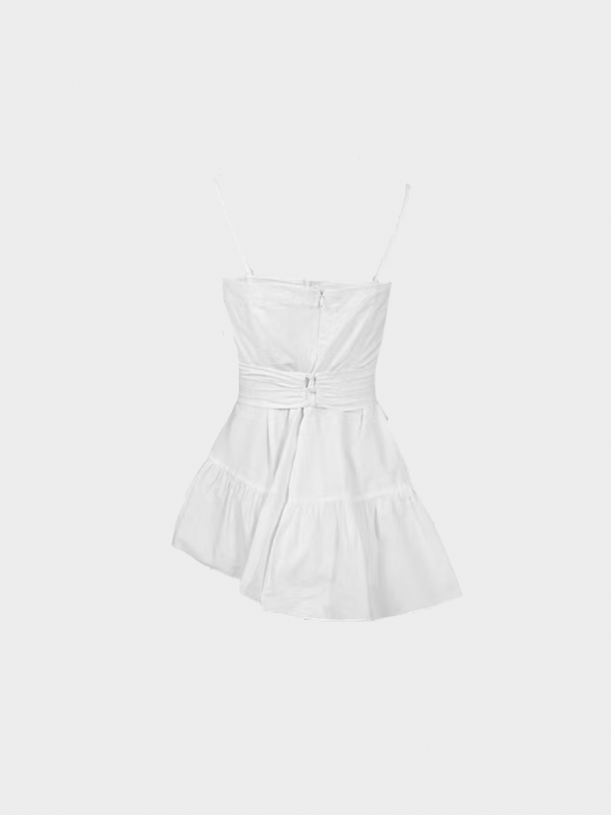 Miu Miu SS 2003 White Pleated Tank Top