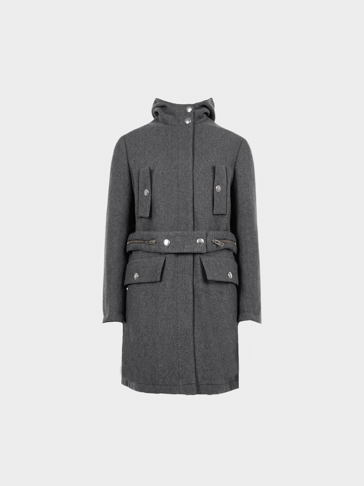 Miu Miu FW 1999 Grey Wool Coat