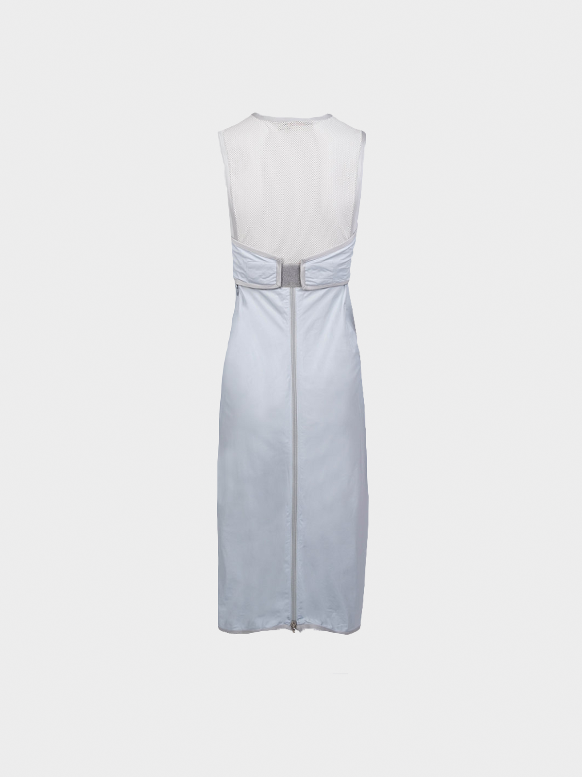 Prada SS 1999 Light Blue Polyester Midi Dress