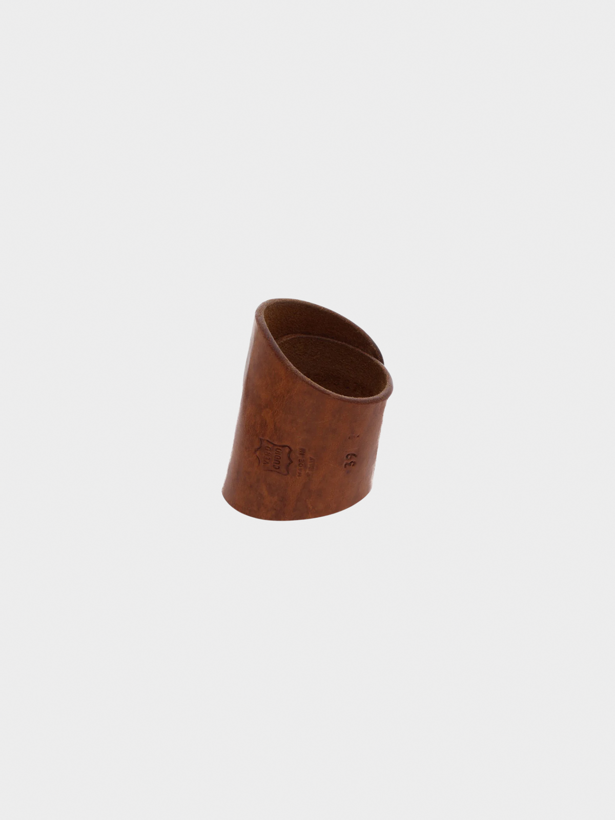 Maison Martin Margiela 2000s Brown Leather Cuff