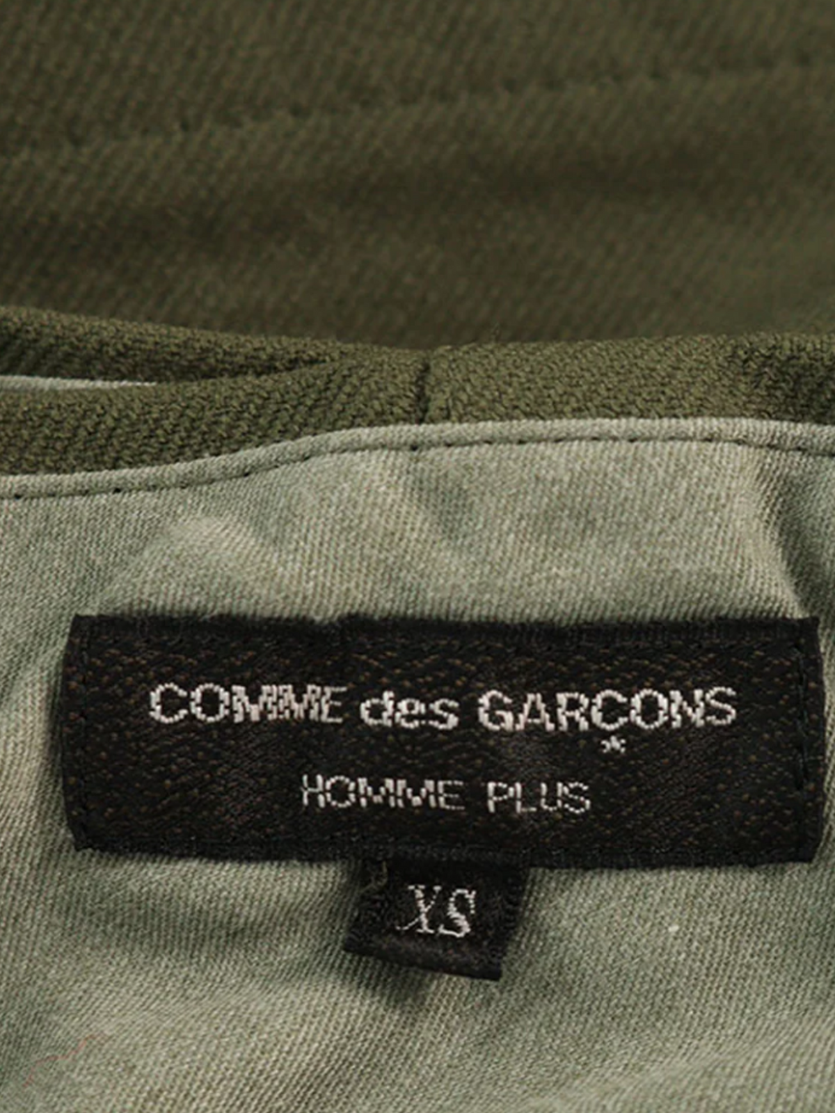Comme des Garçons SS 2010 Olive Green Mini Pleated Skirt
