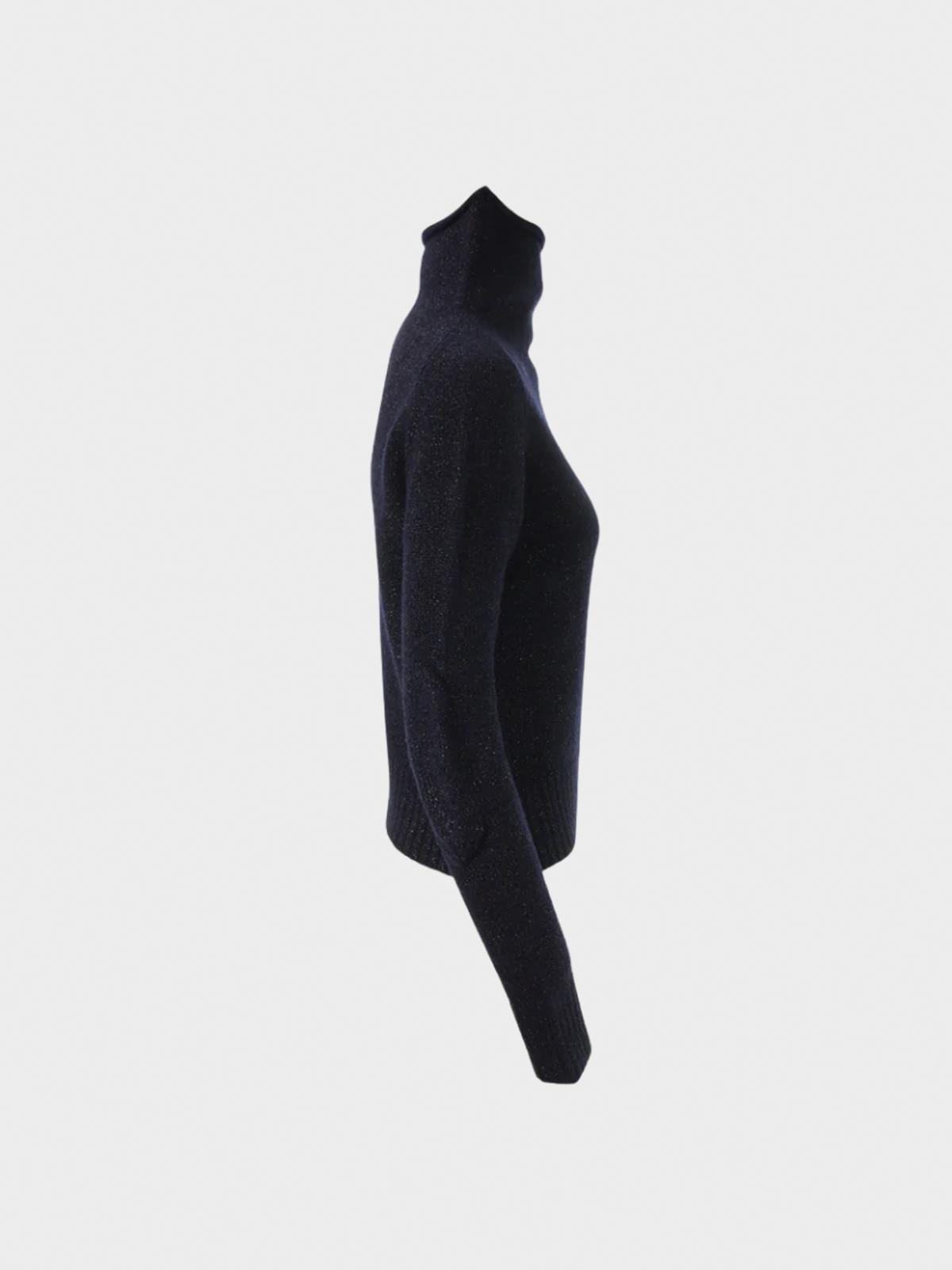 Maison Martin Margiela AW 1999 Black High Neck Wool Top