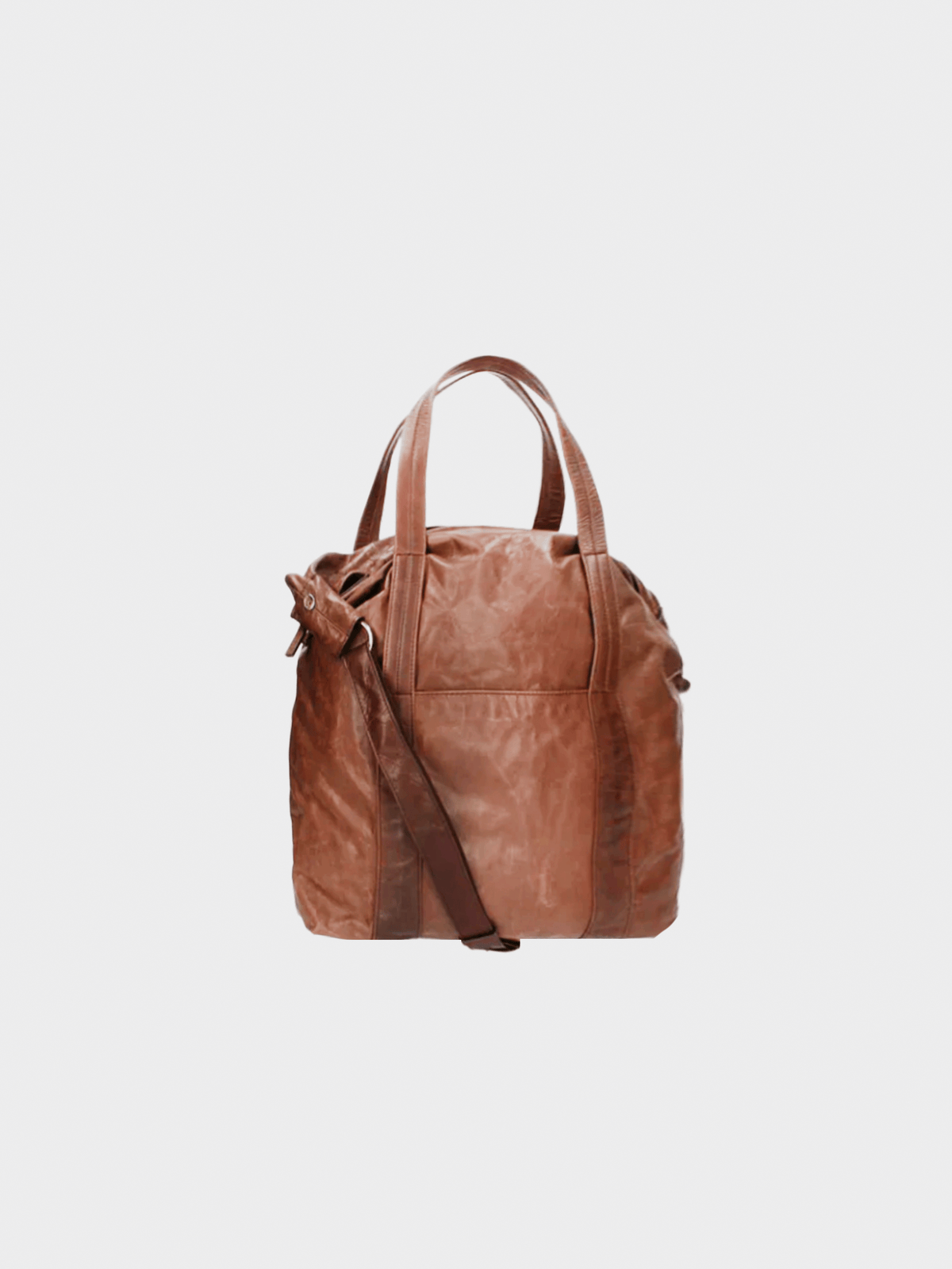 Maison Martin Margiela AW 2015 Brown Large Leather Bag
