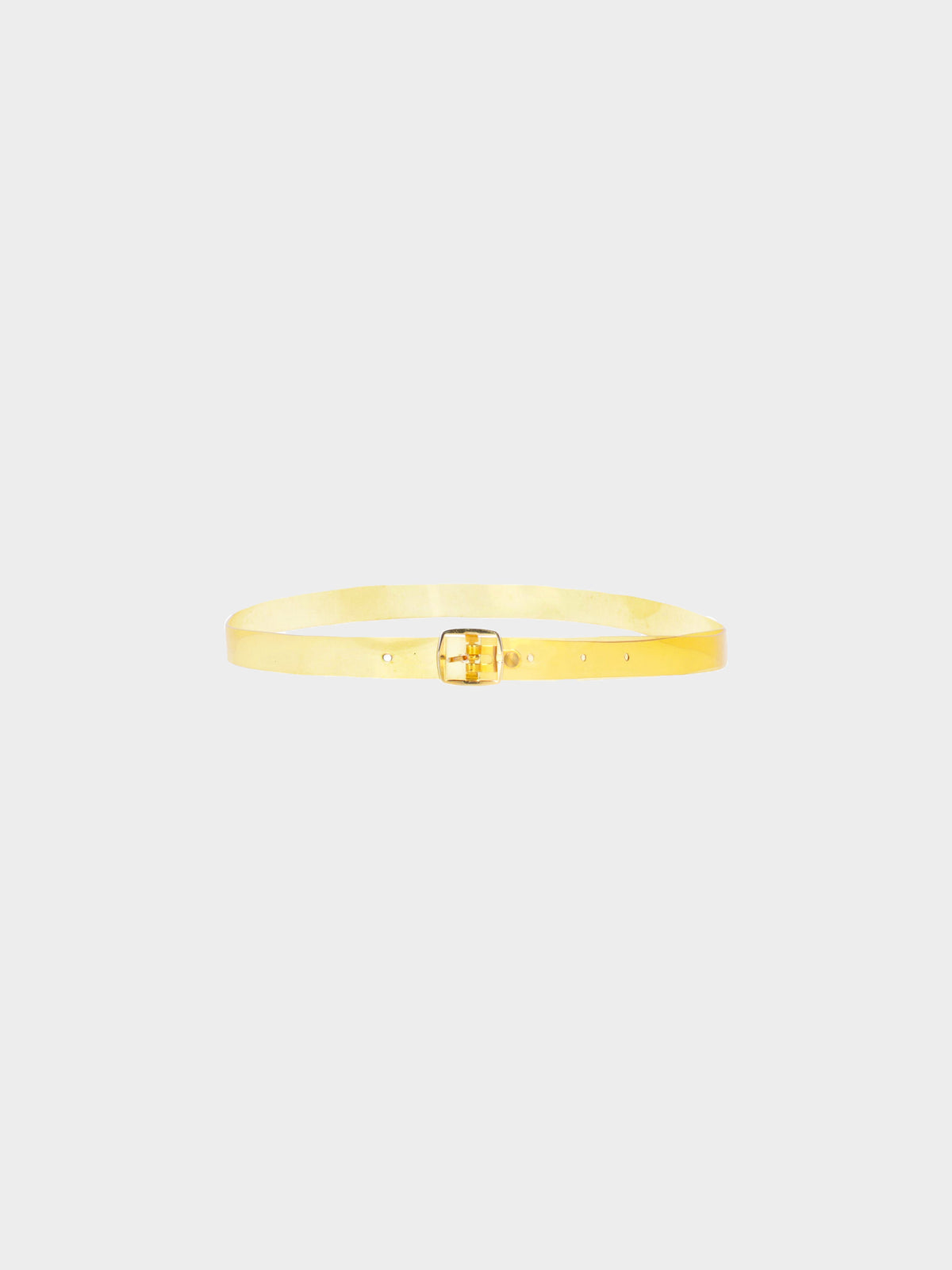 Maison Martin Margiela SS 1996 Yellow Transparent Belt