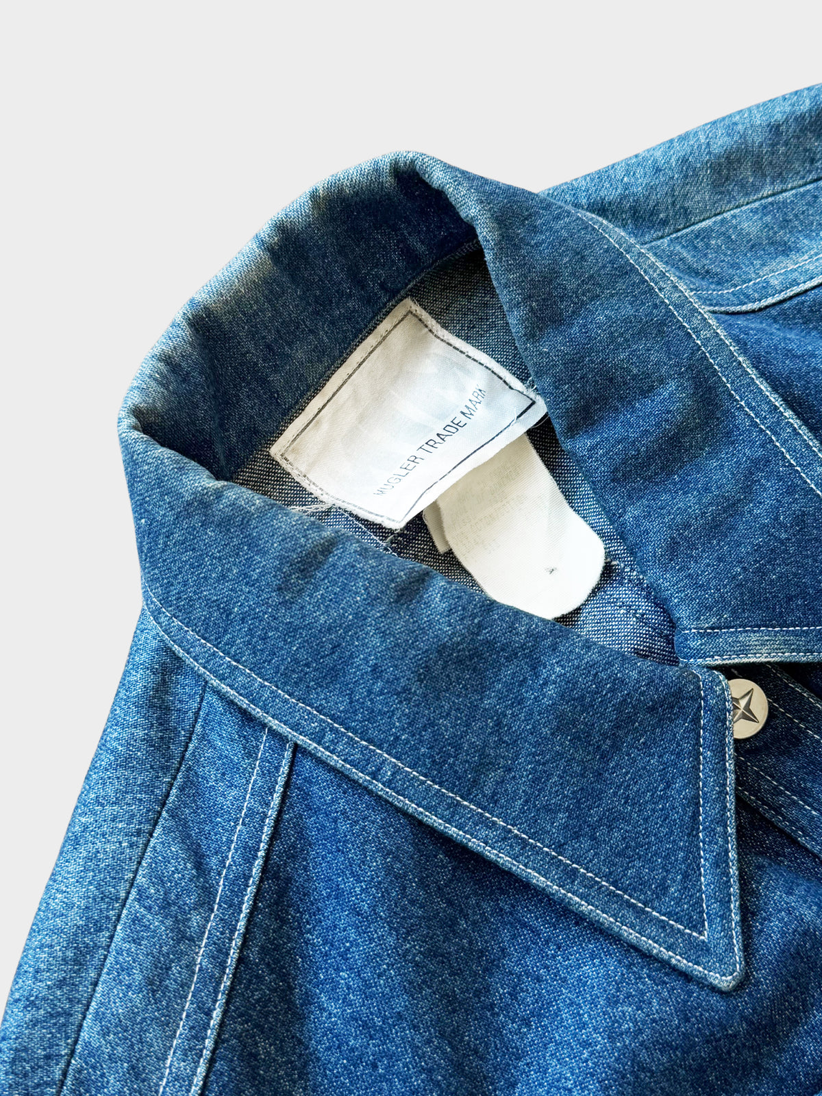 Thierry Mugler 1990s Denim Jacket and Skirt Set