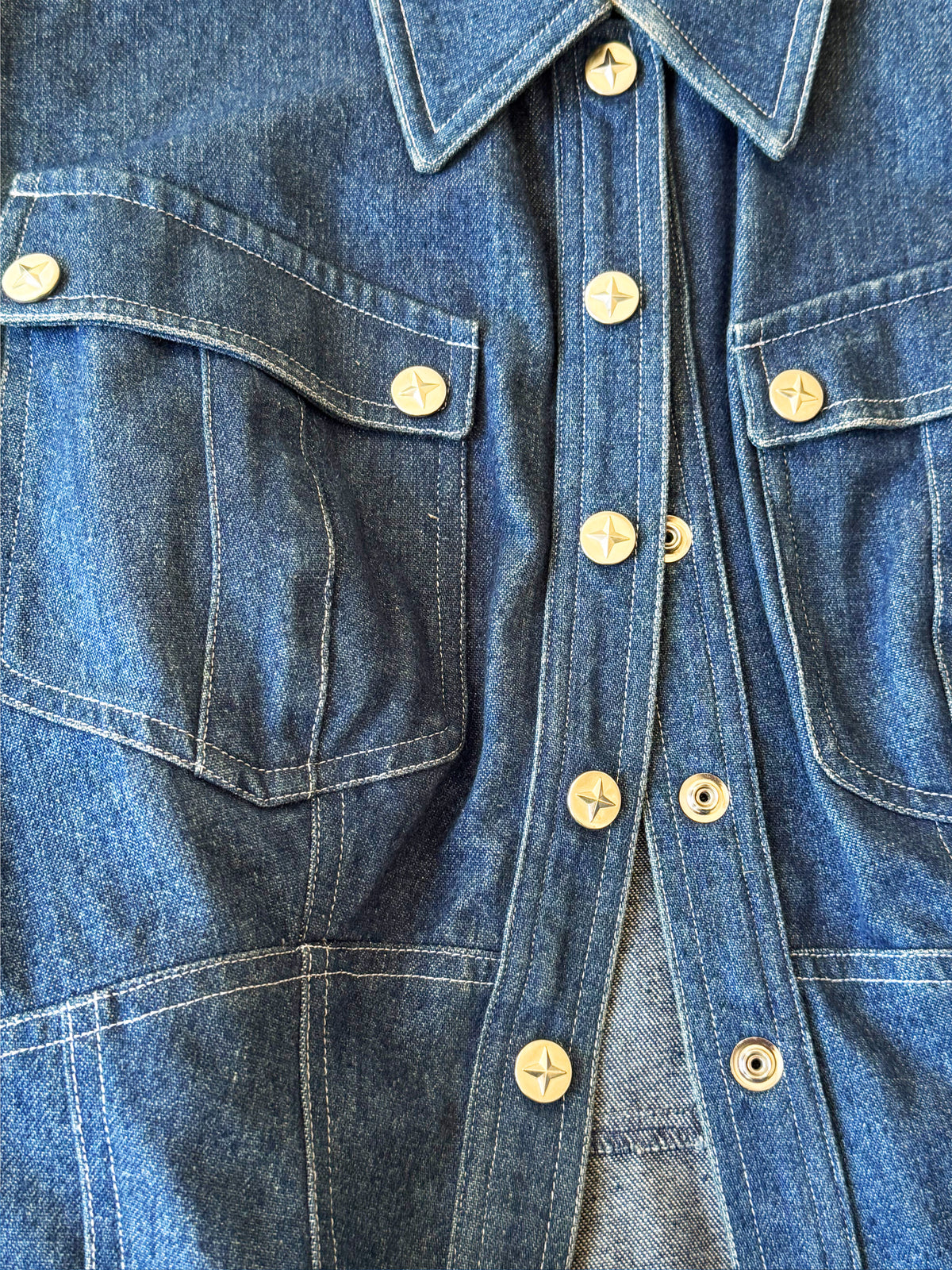 Thierry Mugler 1990s Denim Jacket and Skirt Set