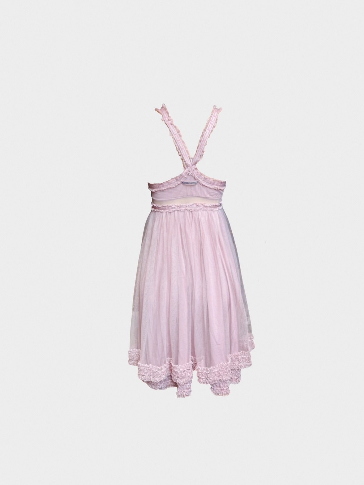 Jean Paul Gaultier 2000s Dusty Pink Flowy Dress
