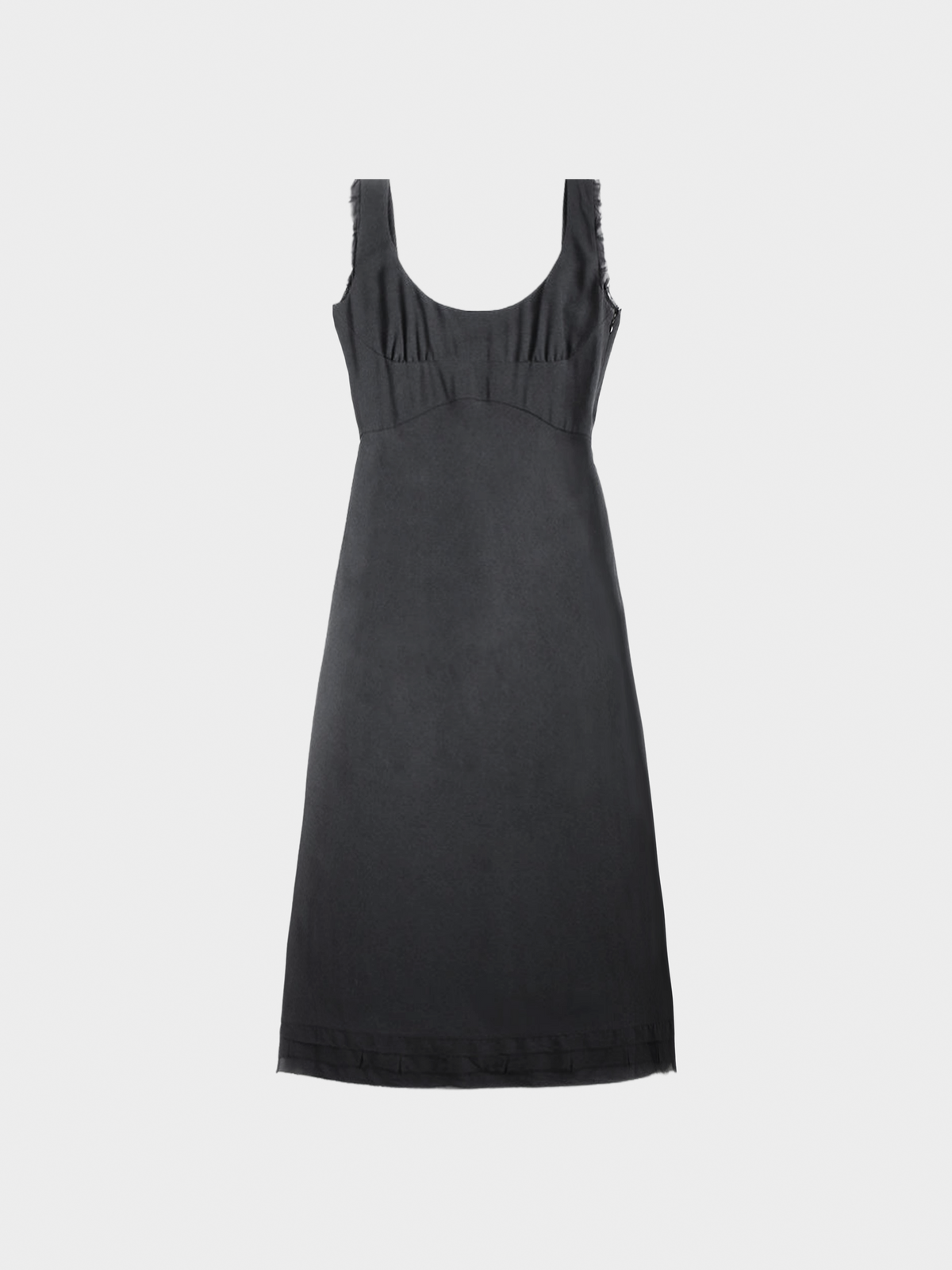 Prada FW 2000 Black Viscose Dress