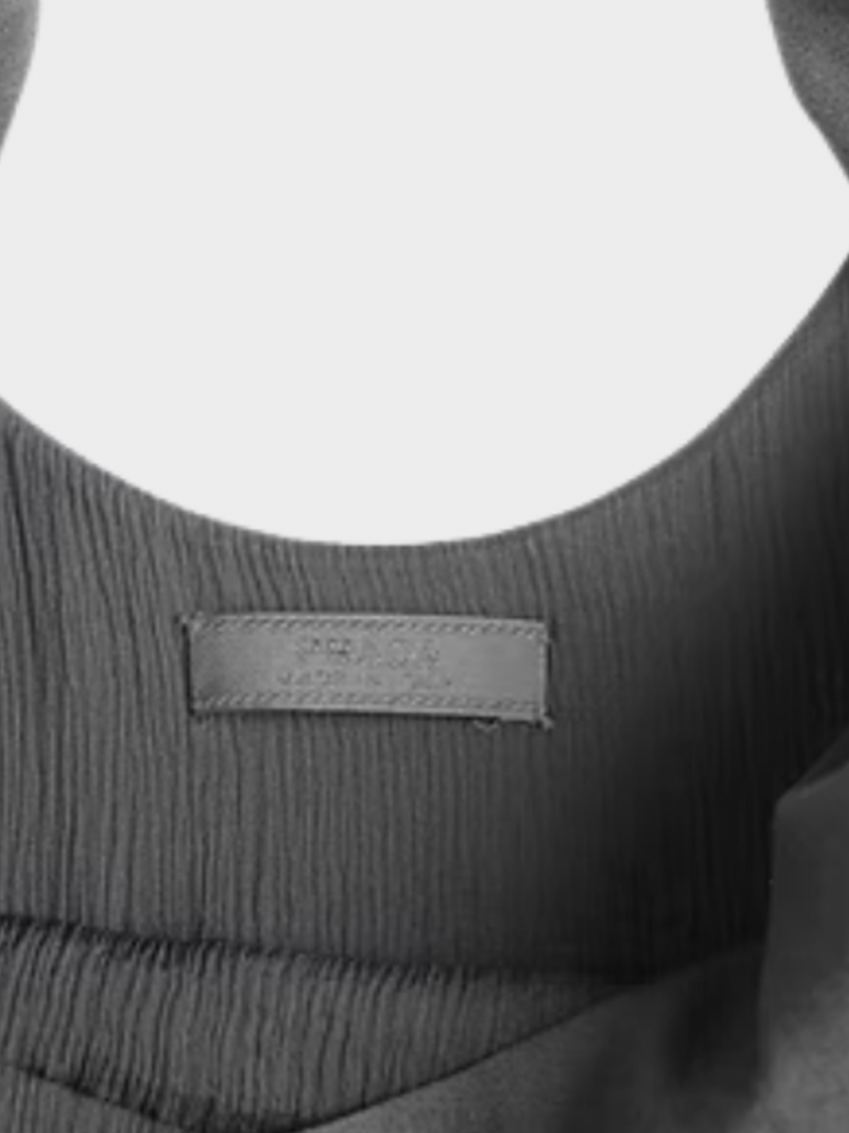 Prada FW 2000 Black Viscose Dress