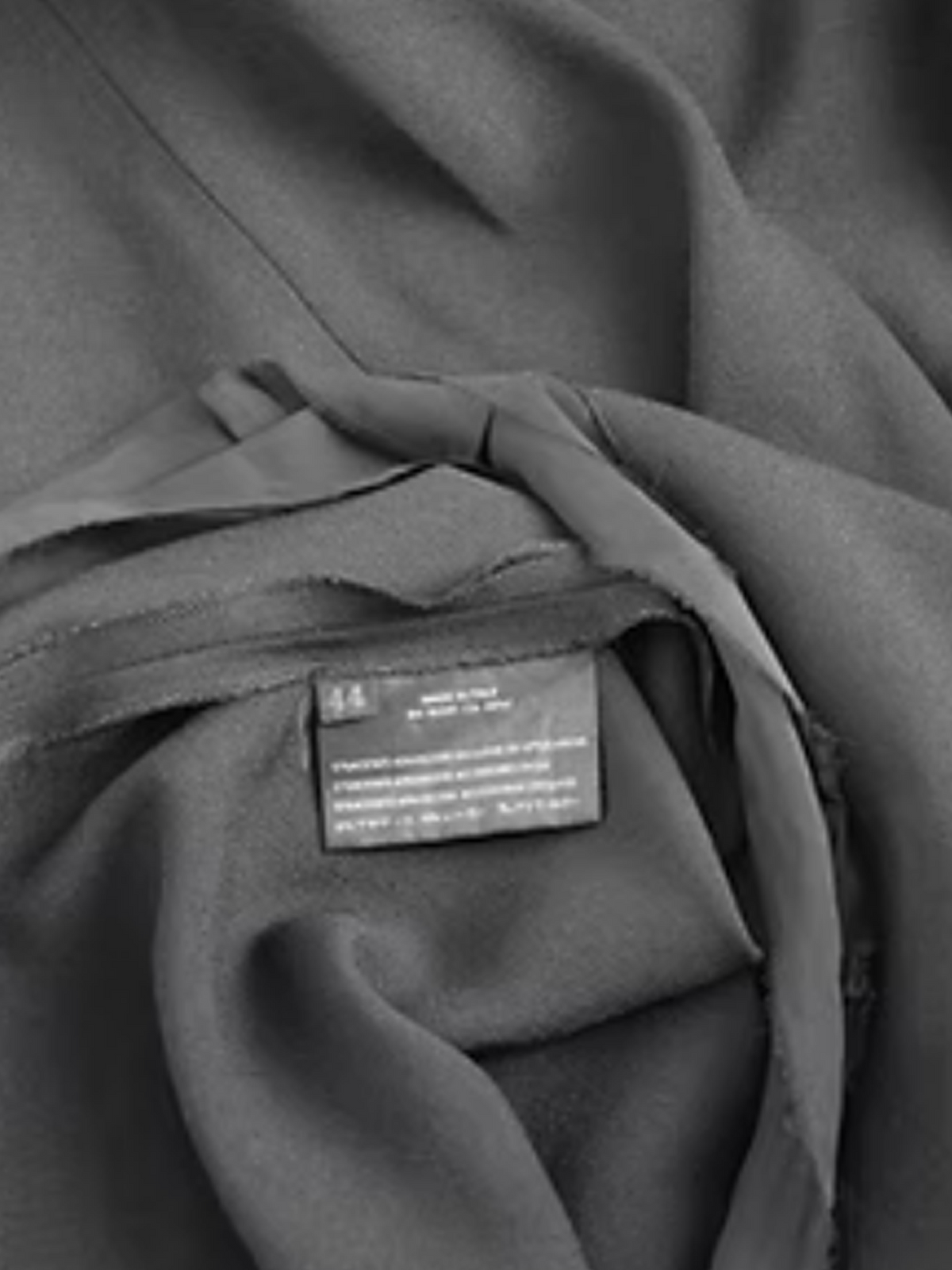 Prada FW 2000 Black Viscose Dress