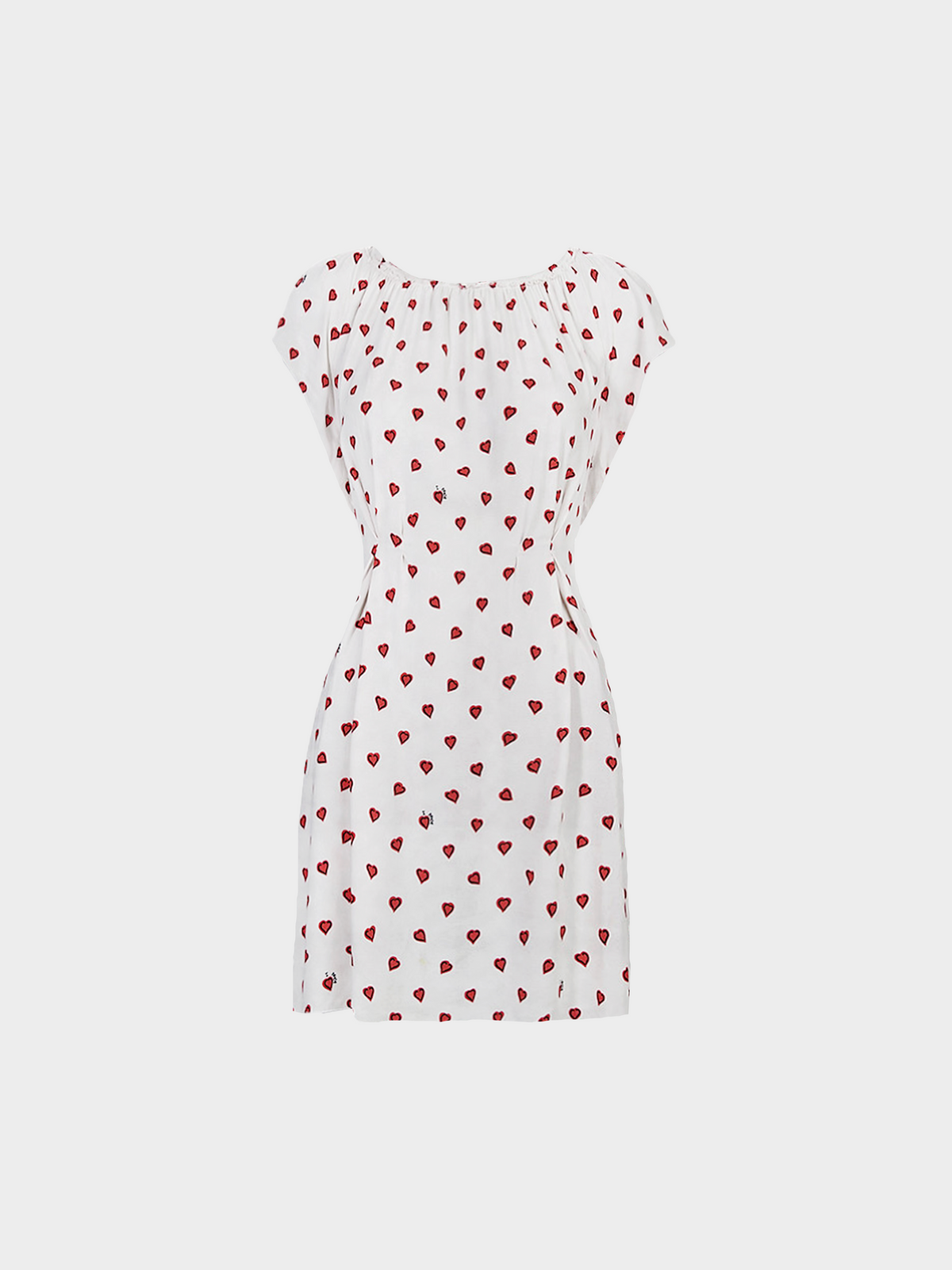Prada 2010s Heart Printed Mini Dress