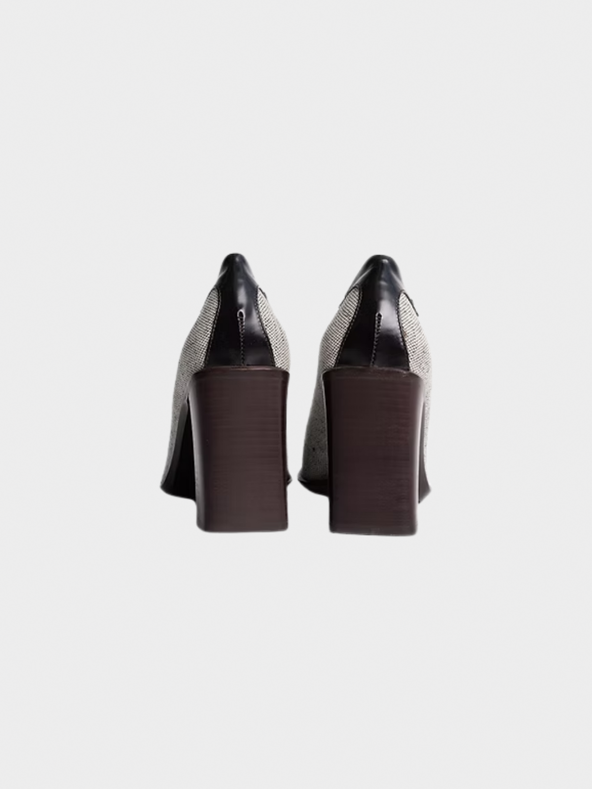 Prada SS 1999 Grey Runway Tassle Heels