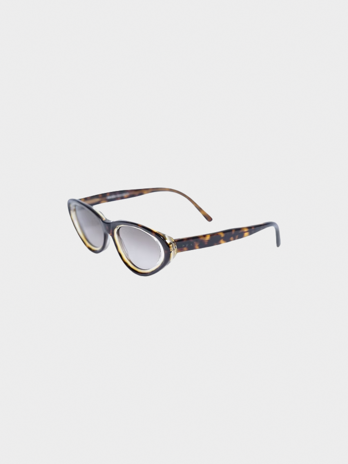 Prada SS 2001 Brown Tortoiseshell Sunglasses