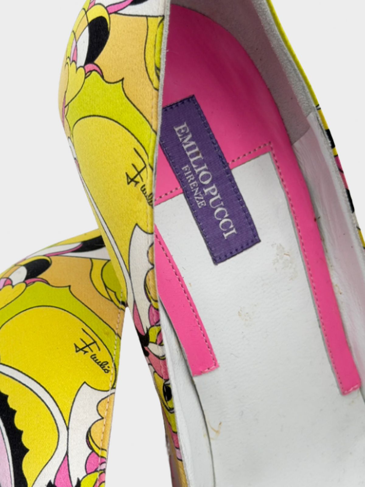 Emilio Pucci 2000s Multicoloured Pattern Pump