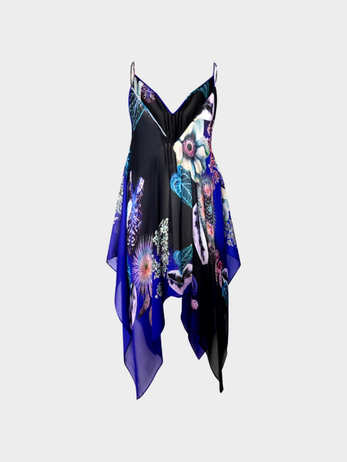 Roberto Cavalli Resort 2011 Multicoloured Tropical Pattern Dress
