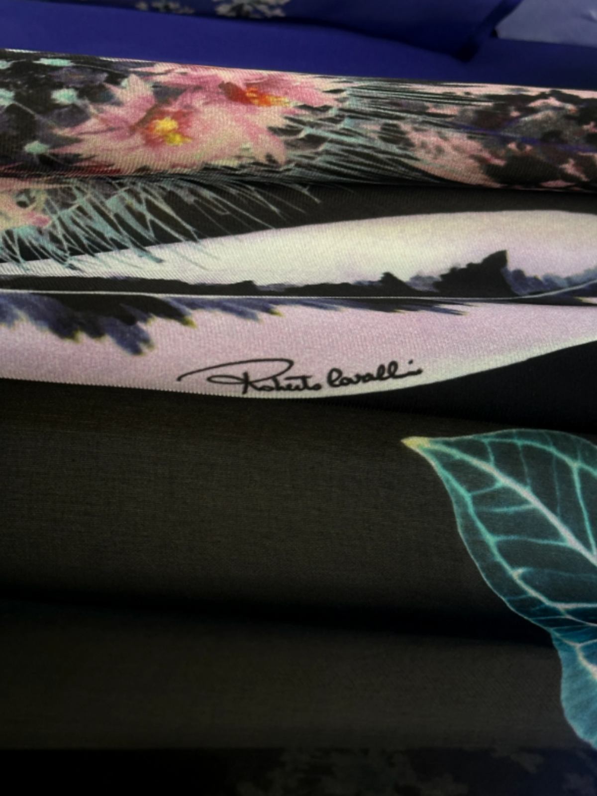 Roberto Cavalli Resort 2011 Multicoloured Tropical Pattern Dress
