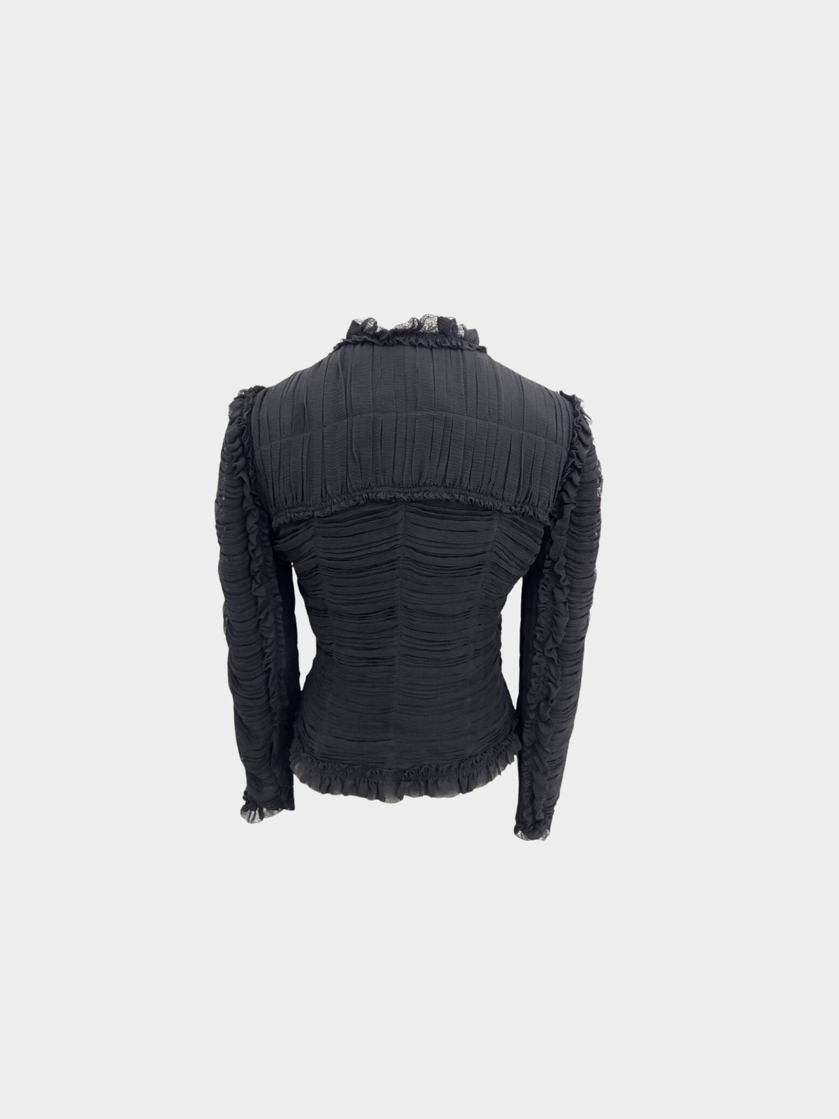 Chanel FW 2006 Silk Ruched Jacket
