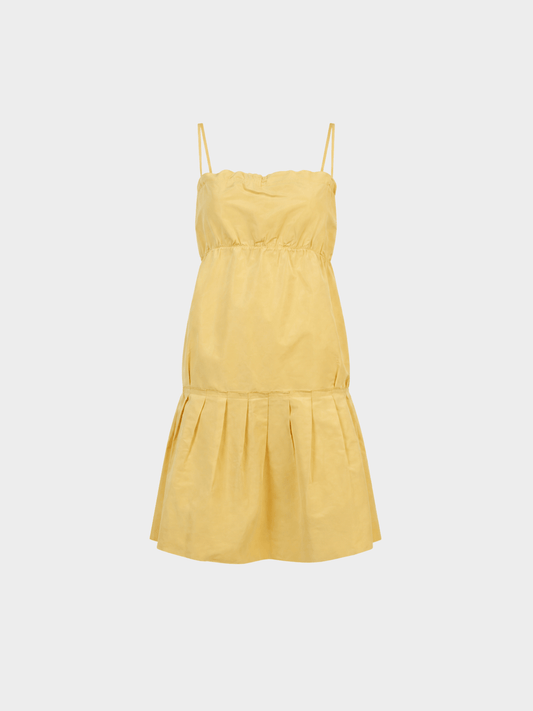 Prada 2000s Yellow Balloon Dress