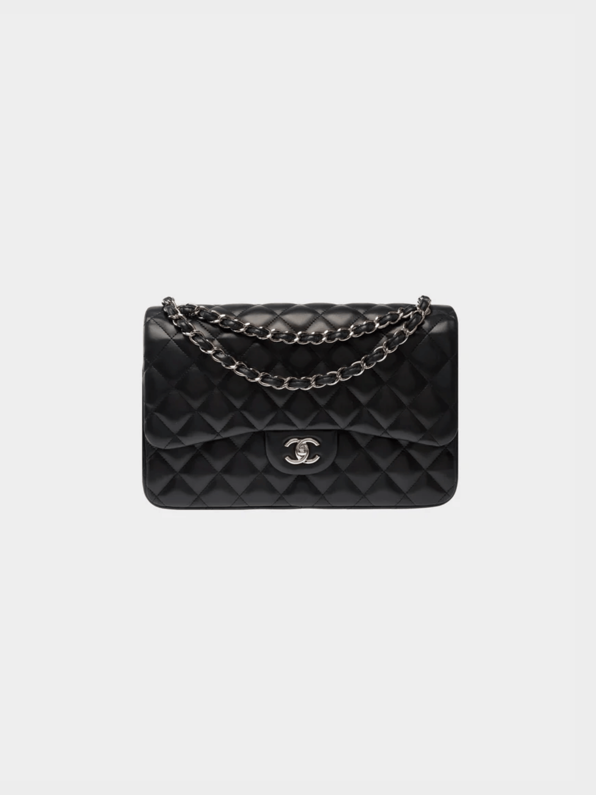 Chanel 2012-2013 Classic Black Caviar Quilted Flap Bag