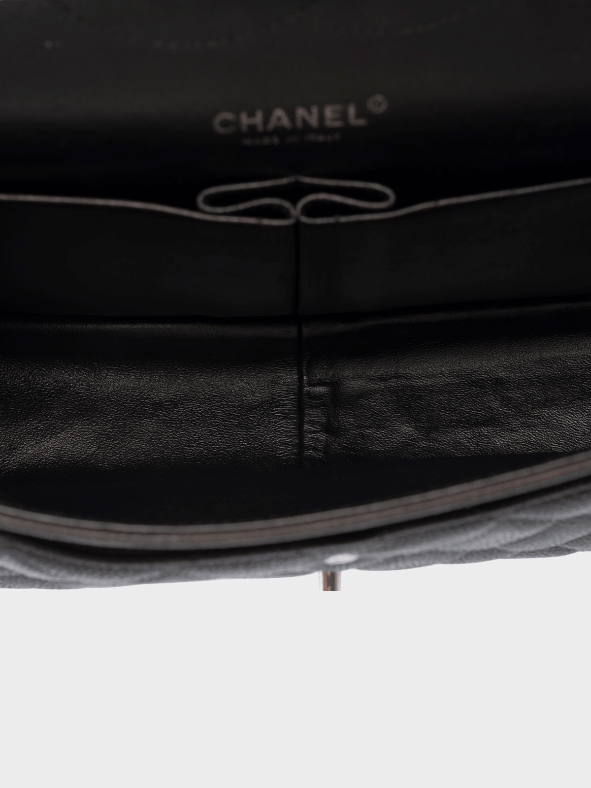 Chanel 2012-2013 Classic Black Caviar Quilted Flap Bag
