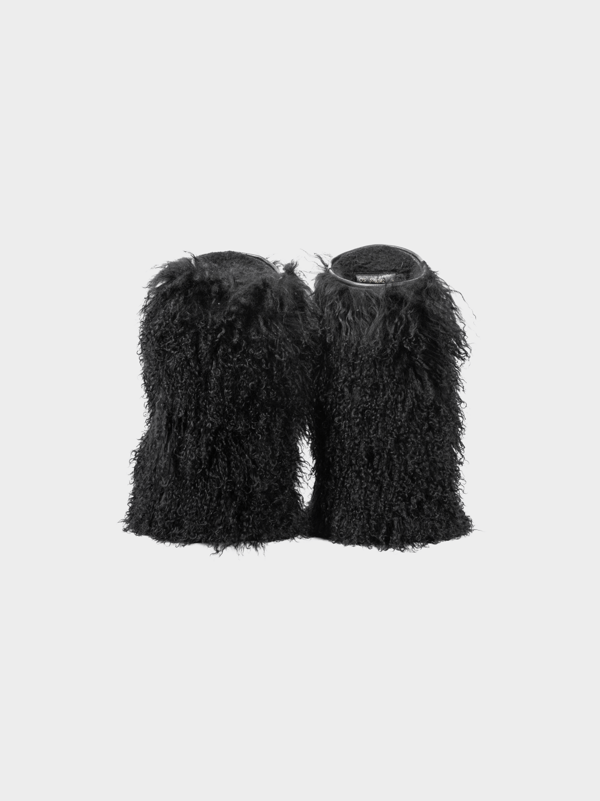 Yves Saint Laurent 2018 Nero Panenelli Mongolia Furry Patch Snowboots