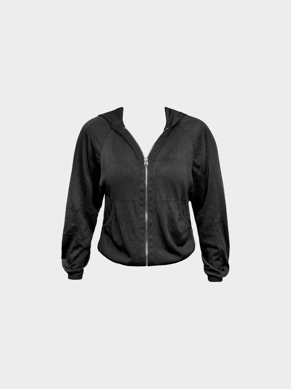 Tom Ford 2000s Black Knitted Hooded Jacket