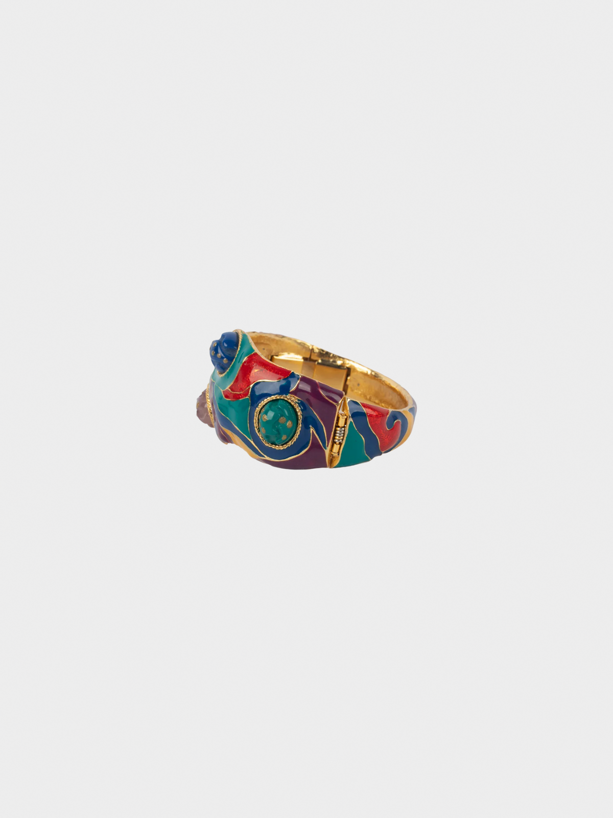 Emanuel Ungaro 2000s Multicoloured Enamel Bracelet