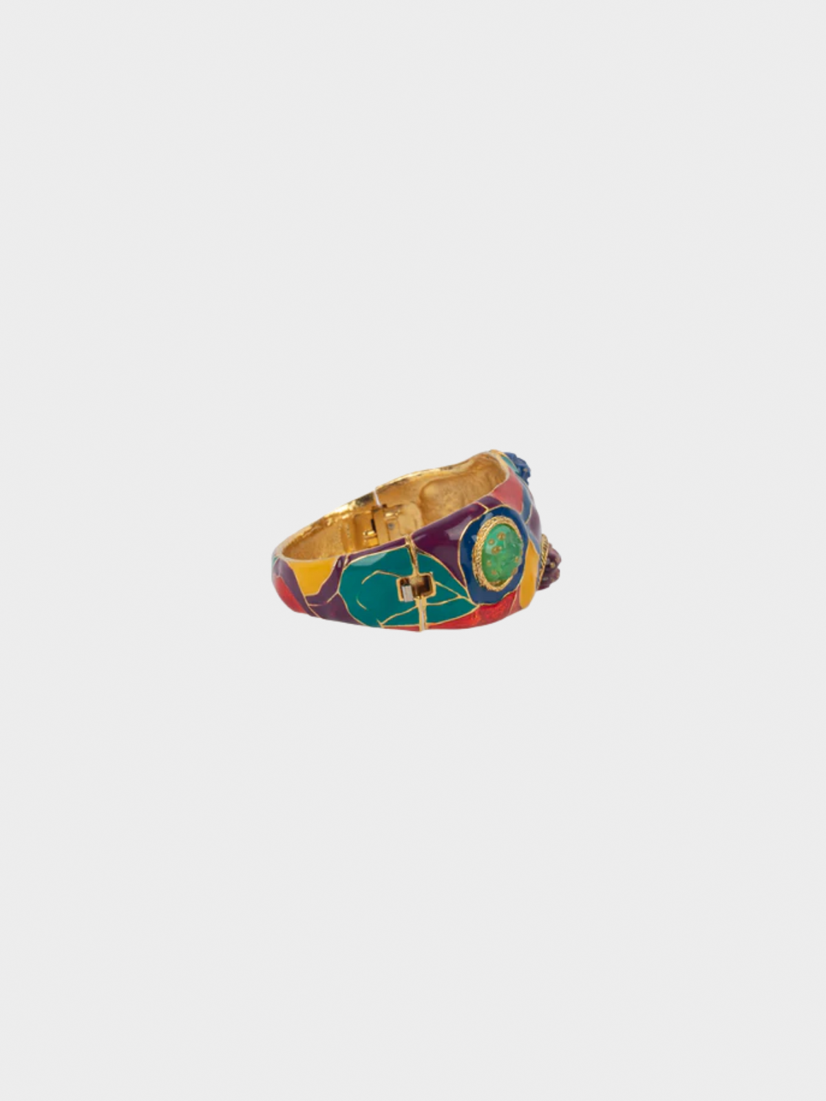 Emanuel Ungaro 2000s Multicoloured Enamel Bracelet