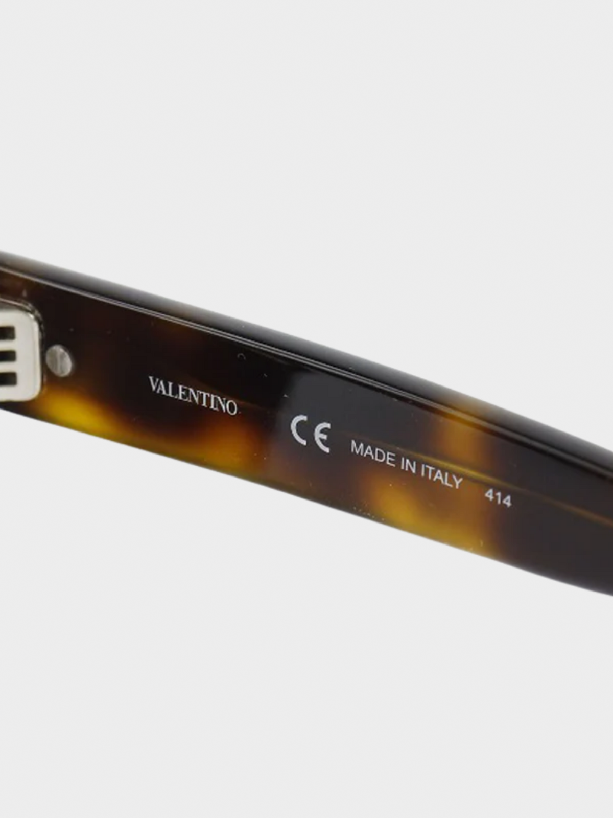 Valentino 2000s Brown Tortoiseshell Sunglasses