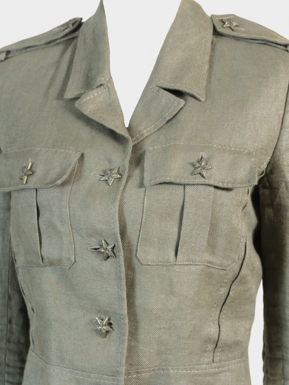 Valentino SS 2003 Army Green Star Jacket