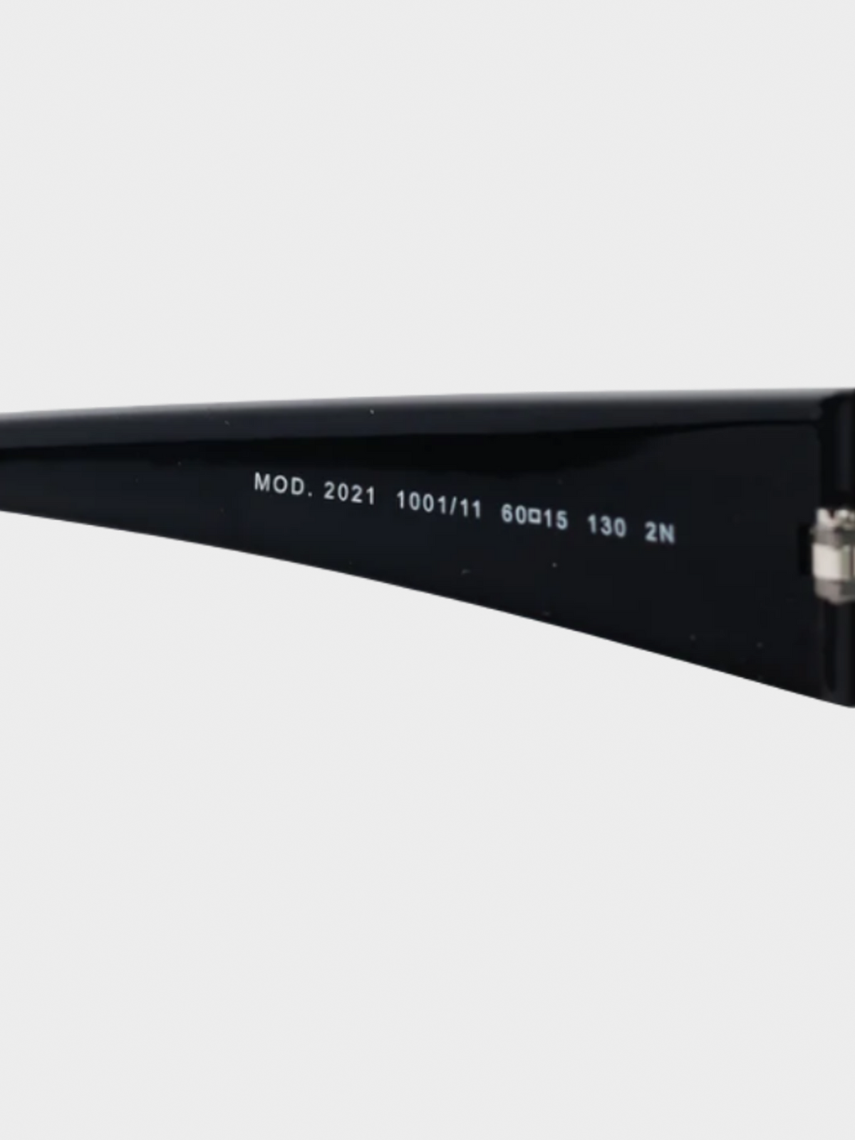 Versace 2021 Black Medusa-Temple Rectangle Sunglasses