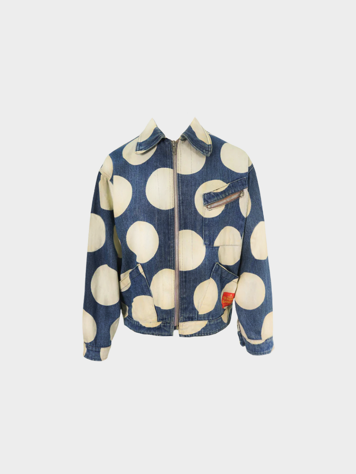 Vivienne Westwood SS 1986 Polka Dot Printed Denim Jacket